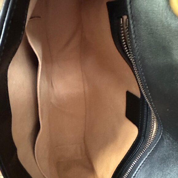 Gucci GG Marmont Medium Insect Black Matelassé Purse - Picture 10 of 13